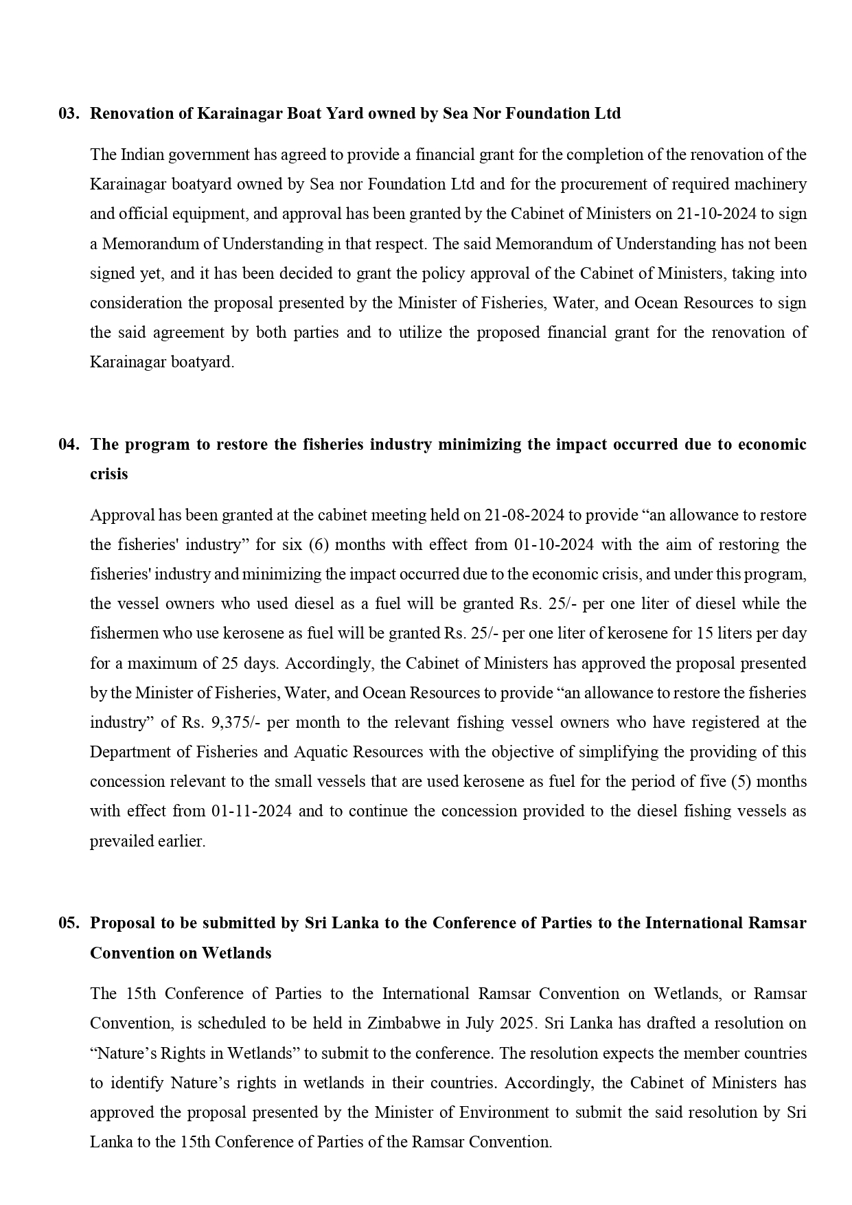 Cabinet Decision on 09.12.2024 English page 0002