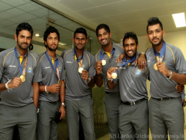 Aus U19  SL U19 final matchAsian Games Gold Medal winning Sri Lanka Cricket team 2