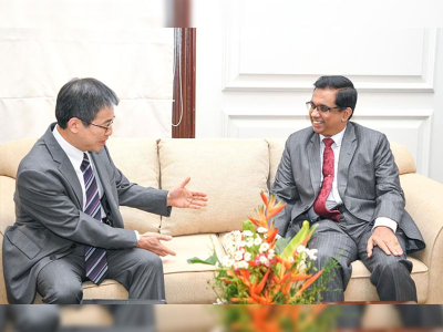 Meeting Between the Presidential Secretary and the Japanese Ambassador