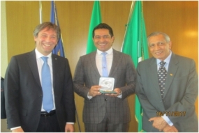 State Minister Senasinghe speaks to Italian Chambers in Milan