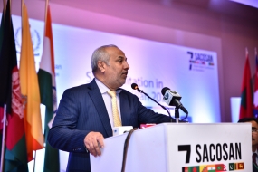 Minister Hakeem at South Asian sanitation confab