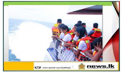 Navy offers cruise for students and officials in Jaffna