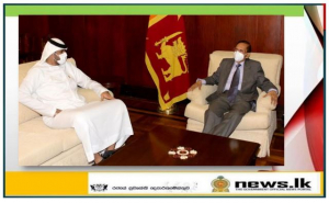 Chargé d&#039;affaires of the United Arab Emirates to Sri Lanka Ibrahim Ali Ibrahim Al Gergawi calls on Foreign Minister of Sri Lanka Prof. G.L. Peiris