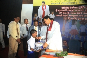 Minister Basil attends Biyagama World Children’s Day celebrations