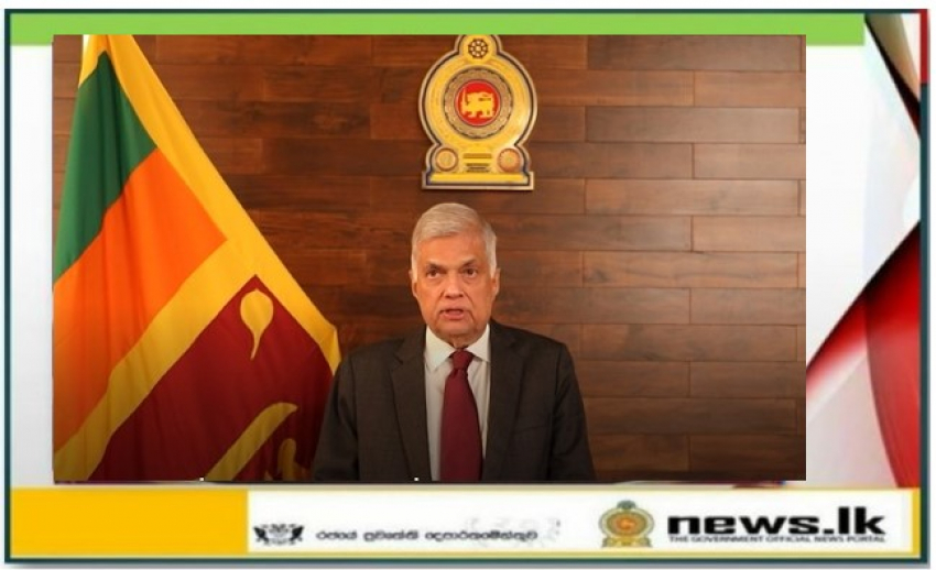 Special Statement by Acting President Ranil Wickremesinghe