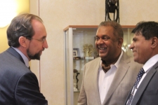 Foreign Minister Samaraweera meets Prince Zeid