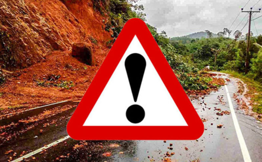Landslide warning issued for several districts