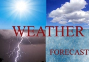 Showers or thundershowers expected after 2.00 p.m.