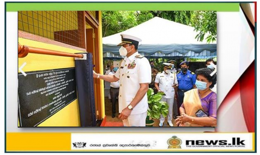 Two schools in Hambantota vested with children after their facilities expanded by Navy