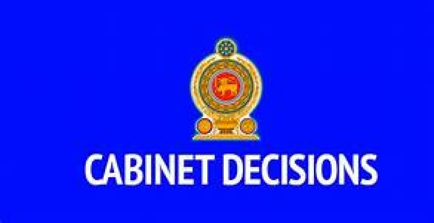 Decisions taken by the Cabinet of Ministers at its meeting held on 16.10.2018