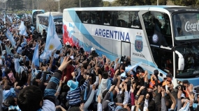 FIFA World Cup 2014 Final: Argentina&#039;s team welcomed home