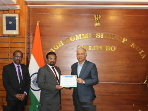 HC Santosh Jha handed over 1st payment for Hybrid Power Projects