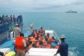 Group of Indian and Sri Lankan fishermen repatriated