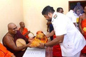 Katina Pinkama at Nagadeepa temple held with Navy Assistance