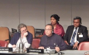 Speaker Karu Jayasuriya Chairs IPU Emergency Session on Syria