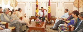 Provincial Assembly Members from Balochistan Meet President Rajapaksa