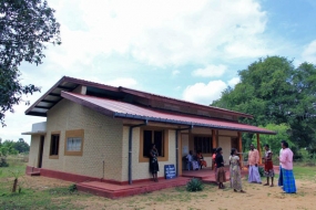 Houses for families displaced by landslide