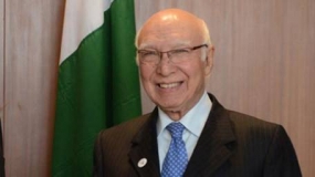 Operation against militants continues successfully: Sartaj Aziz