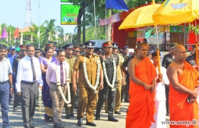 Army Built New ‘Piriven’ Accommodation Complex Vested in Maha Sangha