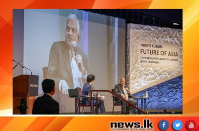 President Ranil Wickremesinghe highlights Asia’s significance at the Nikkei Forum on the Future of Asia in Japan