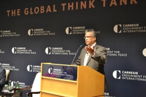 Ambassador Kariyawasam speaks at Carnegie Endowment for International Peace