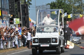 Pope to deliver a speech today at the inter-religious meeting