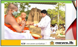 Steps to expedite the renovation work of the Aukana Rajamaha Viharaya