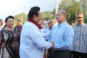 President Rajapaksa Returns After Visits to Maldives and Seychelles