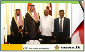 The Ambassador of Saudi Arabia to Sri Lanka pays a courtesy call on the Speaker of  Parliament