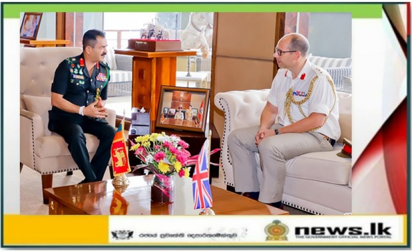 Defence Attache of British High Commission Pays Courtesy Call on Army Chief