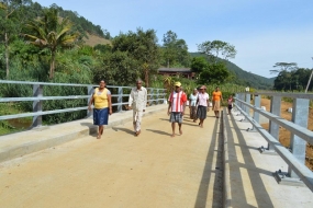 Rural bridges will benefit 300,000 people in Badulla
