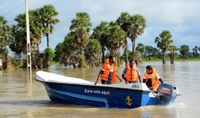 Navy relief teams stand at ready to inclement weather