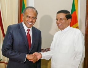 Singapore Foreign Minister calls on President Sirisena