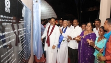 President opens New Pradeshiya Sabha building at Gomarankadawala