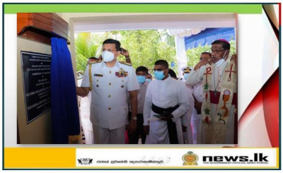 School facilities improved by Navy bestowed on children of Roman Catholic College, Mandaitivu