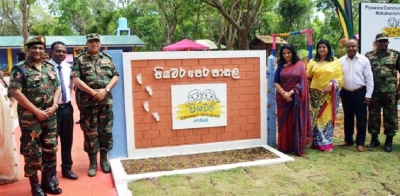 Troops build Pre-School building