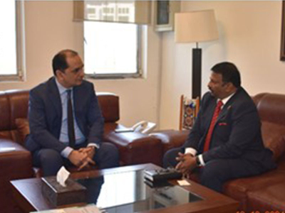 Acting High Commissioner meets with Secretary, Ministry of Commerce of Pakistan