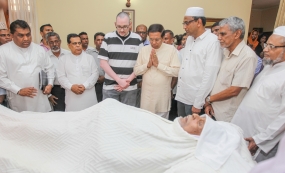 President pays last respects