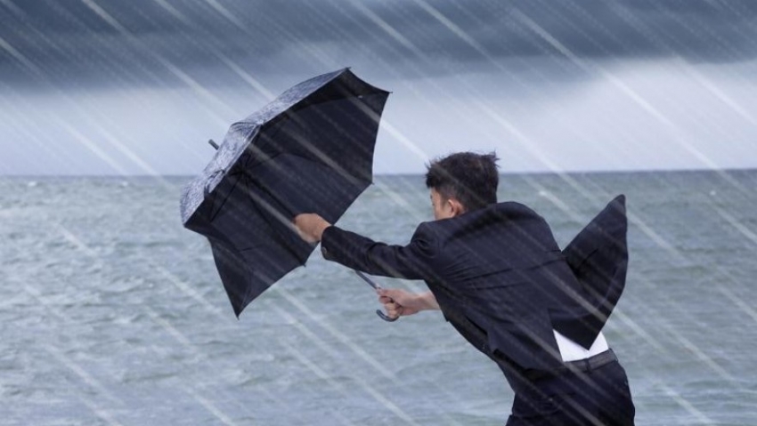 Showery and windy conditions due to south-west monsoon