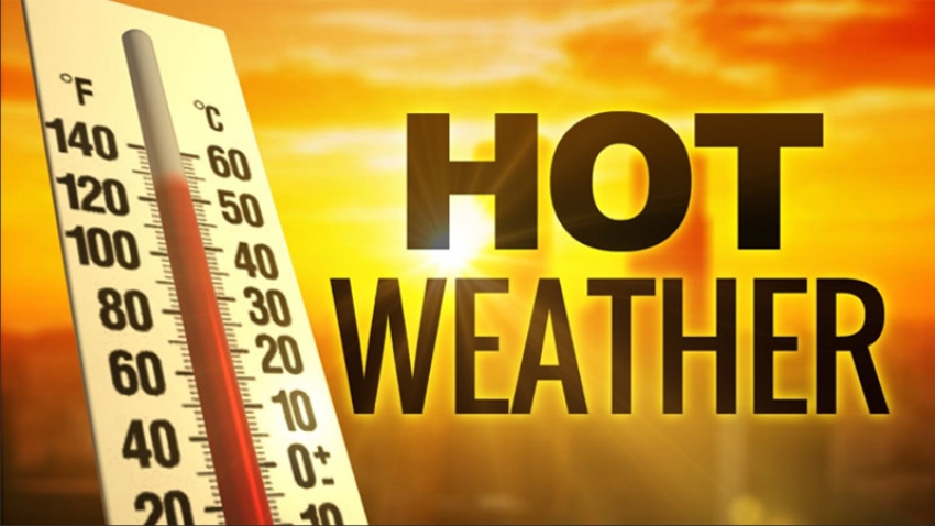 Heat warning in several districts
