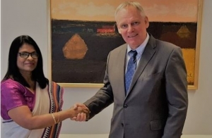 AMBASSADOR ASIRWATHAM MEETS WITH BELGIUM FOREIGN SECRETARY