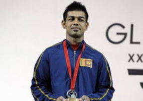 Sudesh Peiris wins a Silver Medal at Commonwealth Games