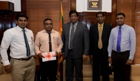 Finance Minister donates 1.2 million rupees for Matale Wilgamuwa Maraka Maha Vidyalaya