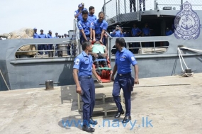 Sri Lanka Navy responds to a high sea distress