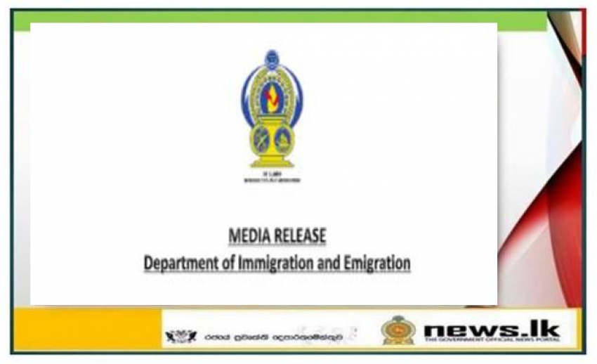 MEDIA RELEASE - Department of Immigration and Emigration