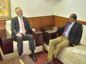 US Embassy Deputy Chief of mission meets Acting Minister of Defence