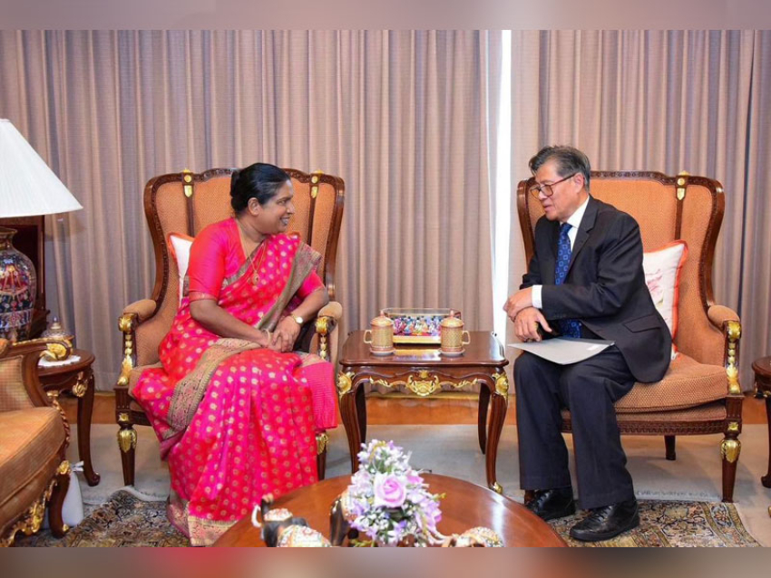 Ambassador of Sri Lanka to the Kingdom of Thailand  bids farewell to Vice Minister for Foreign Affairs