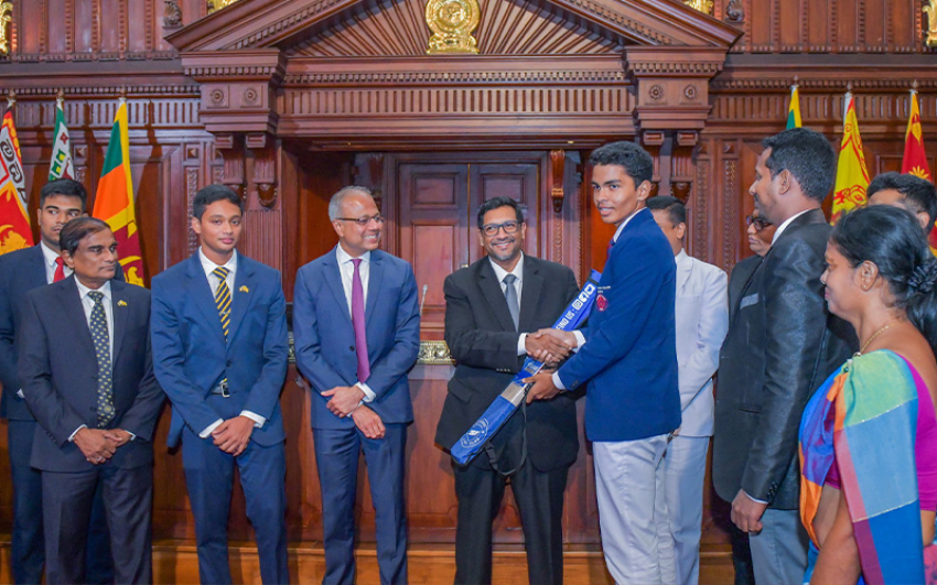 Cricket equipment distributed to 67 schools in the Gampaha district under the patronage of Mr. Sagala Ratnayaka
