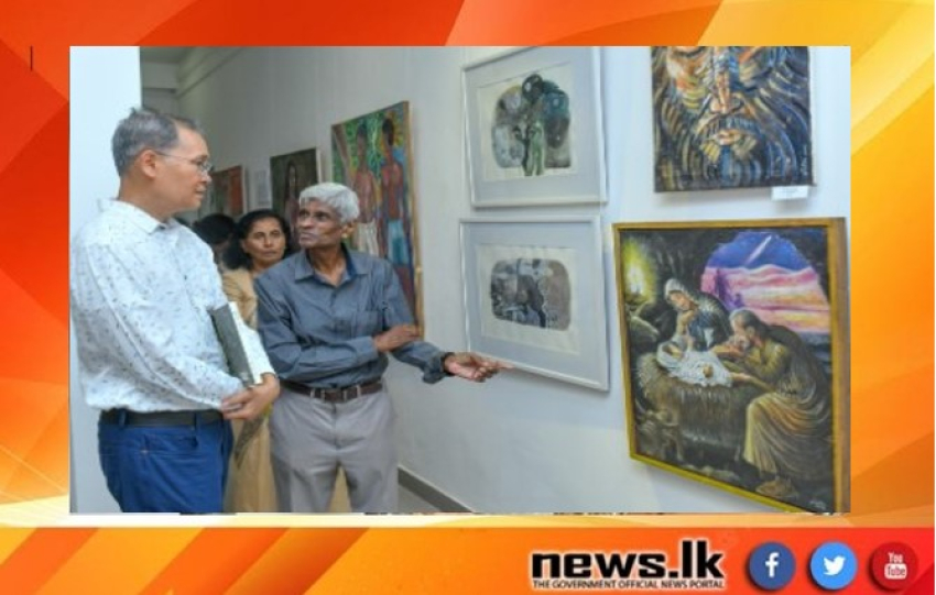 A special art exhibition to commemorate Sri Lanka's 75th Independence