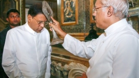 President visited historic Basilica of Bom Jesus